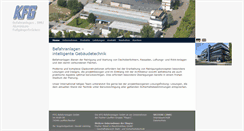 Desktop Screenshot of kfg-befahranlagen.de
