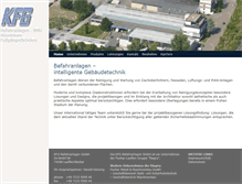 Tablet Screenshot of kfg-befahranlagen.de